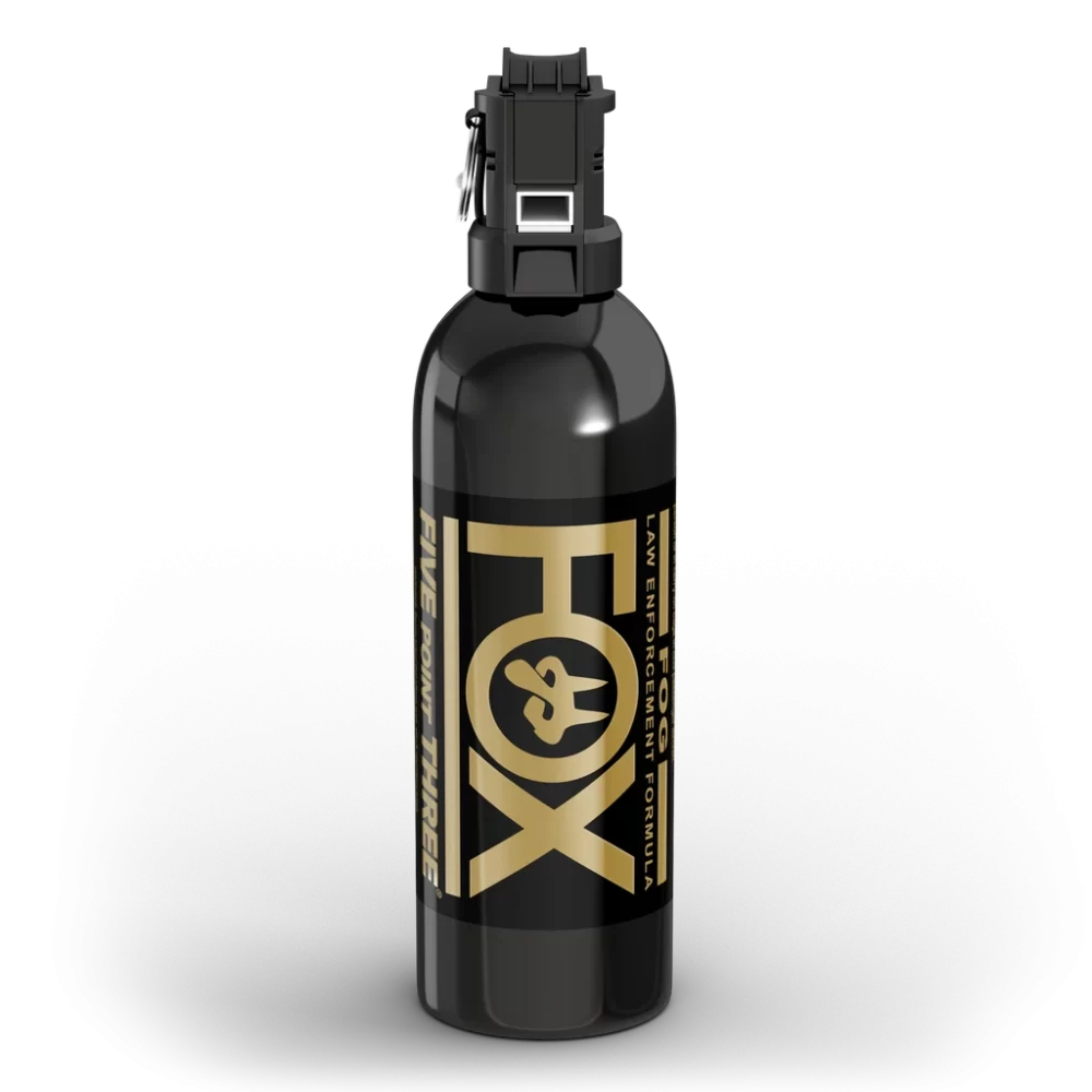 Fox Labs International Pistol Grip Tactical Unit 12oz. 2% OC Crowd Control Fog Spray Pattern PG12FDB - Tactical & Duty Gear
